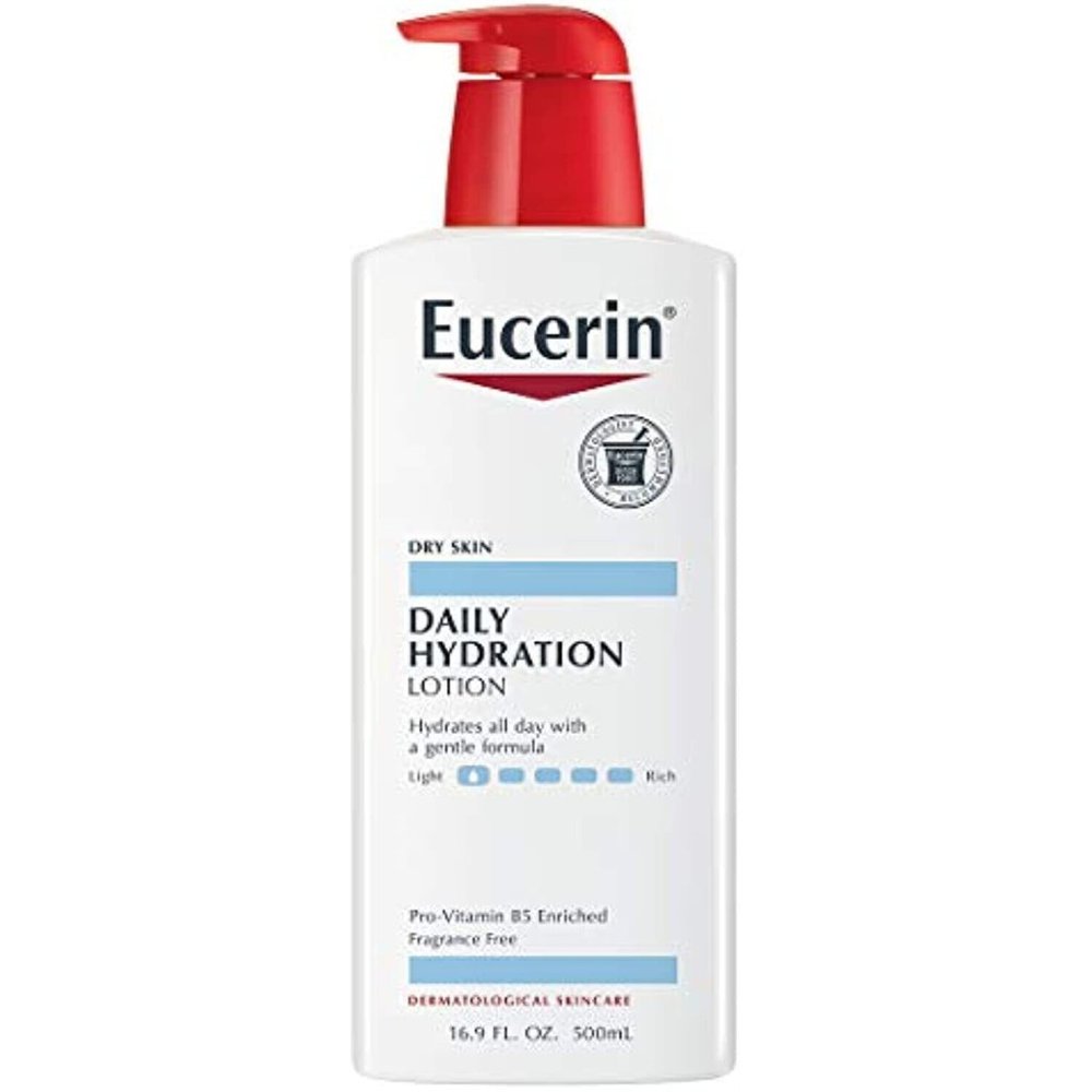 2 Pack Eucerin Daily Hydration SPF15 & 1 Daily Moisturizing Body Lotion - 16.9oz